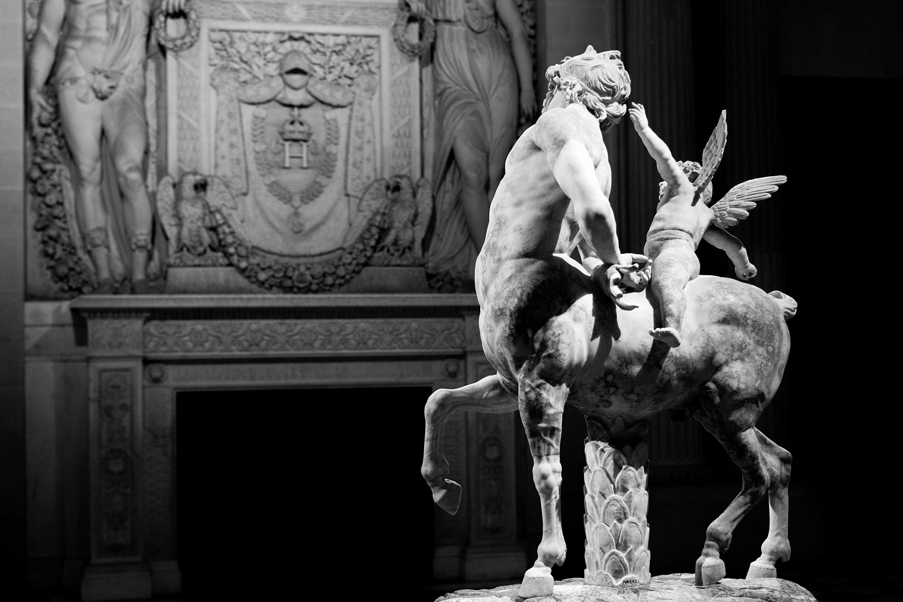 photo statue du louvre photographe art
